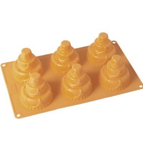 RBV Birkmann Baking Freezing Silicone Mold 15 Yellow Birthday Cake Shapes Decor