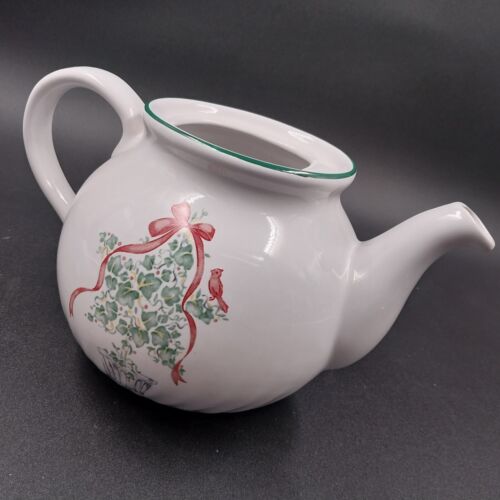 Corelle Coordinates Callaway Holiday 1 Quart Teapot Christmas Decor