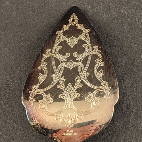 Gorham Heritage Silverplate Cake Pie Server Italy Vintage Ornate Design