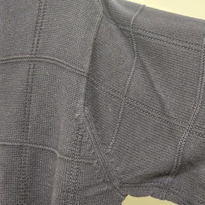 IZOD Sweater Blue Pullover Men's XLT Crewneck Cotton Long Sleeve Square Design