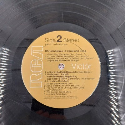 Christmastime in Carol & Song Stereo RCA PRS-271 Vinyl LP Record Special Edition