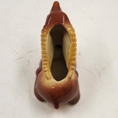 Shawnee Pottery Vase 613 Gazelle Antelope Planter Statue Animal MCM USA