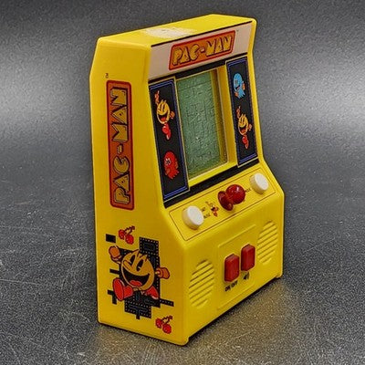 PAC-MAN Bandai Hand-Held Yellow Video Game 09521 Namco Tested Works 2"x4"