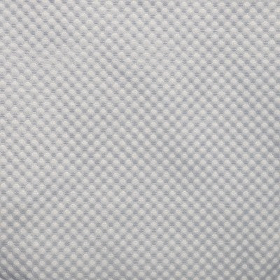 Soft Blue Polyester Square Pavers Honeycomb Waffle Cloth Pattern Shower Curtain