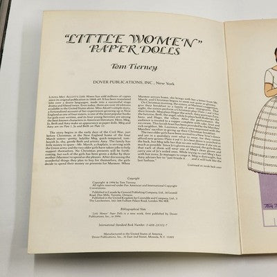 2 Paper Doll Books Little Women & Jeanette MacDonald Nelson Eddy by Tom Tierney