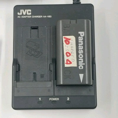 JVC GR-DVM1 MiniDV Digital Video Camera Cassette w Battery Charger Tape & Manual