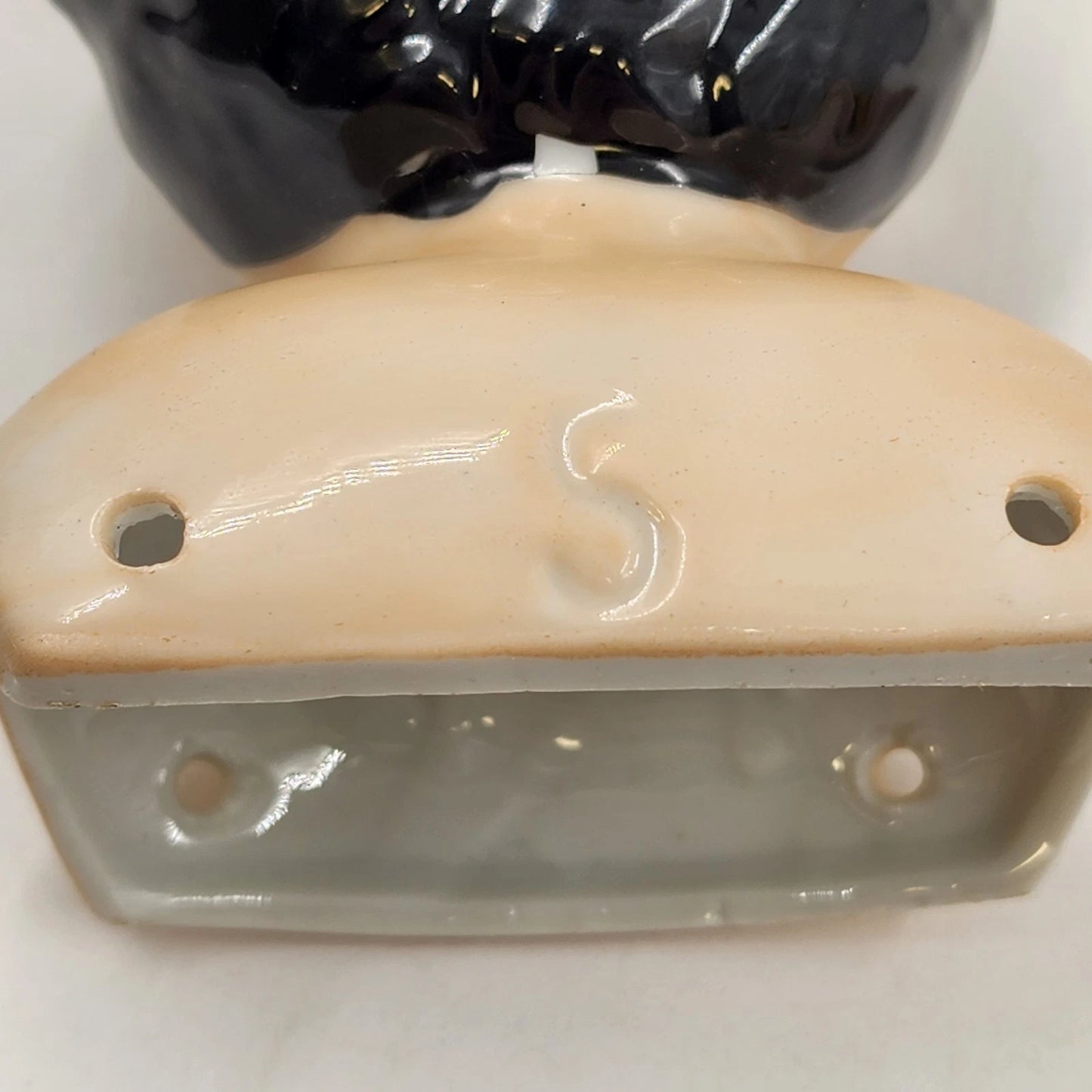 Porcelain Doll Making Parts 5 Piece Head Arms Legs Japan Black Curly Hair