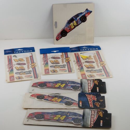 NASCAR Jeff Gordon No 24 Memorabilia Lot of Die Cast Cars DVD Other Memorabilia