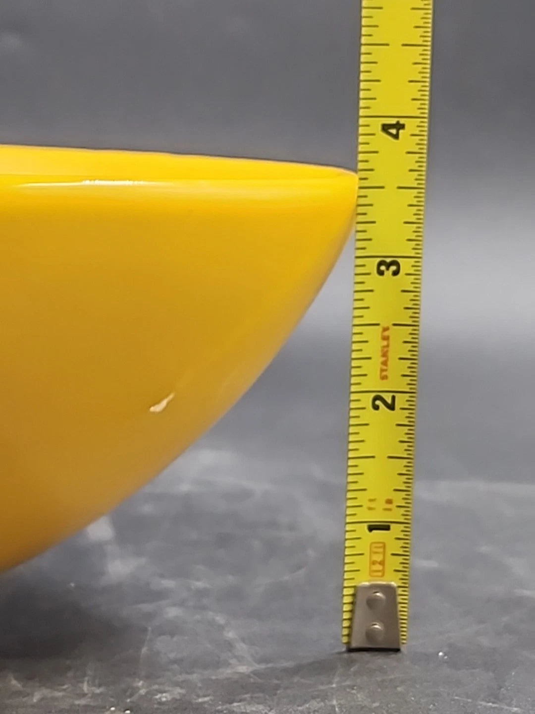 2 Buffalo China Triangle Bowls 9.25” Oneida Yellow Lemon Drop & Blue Hawaiian