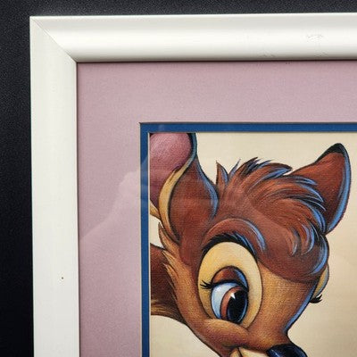 Disney Bambi & Thumper Friendship Print by Bruce McGaw Framed 14.5"x17" Artwork