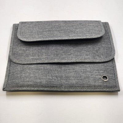 So-Mine Commuter Essential Gray & Green Travel Organizer Seat Pouch Airline Car