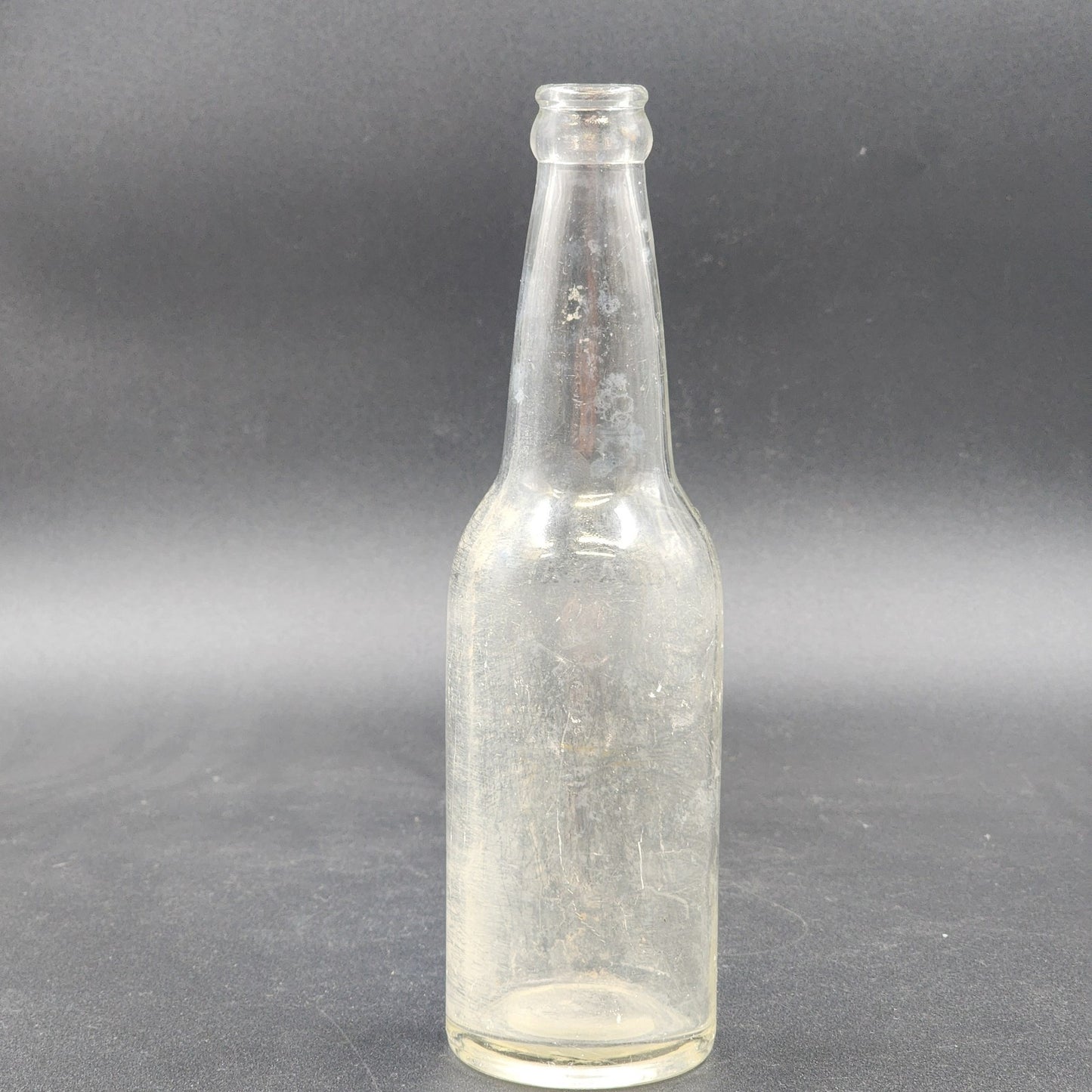 TRAINER Phila PA Clear Glass Soda Bottle Embossed 12 oz 9.25" VTG Modern Era