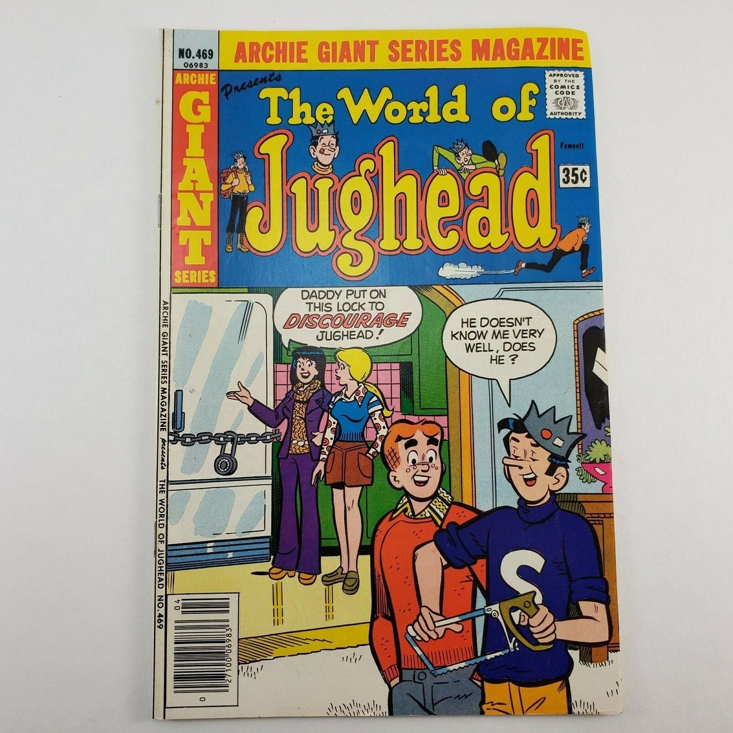 3 World of Archie & Jughead Comic Books of the Archie Series All From 1978 VG+