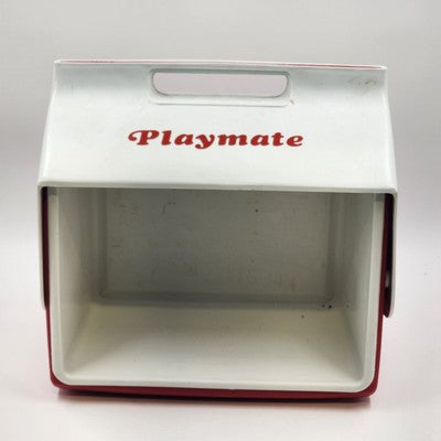 Igloo Red & White Playmate Cooler Large with Sliding Lid Ice Chest August 1979