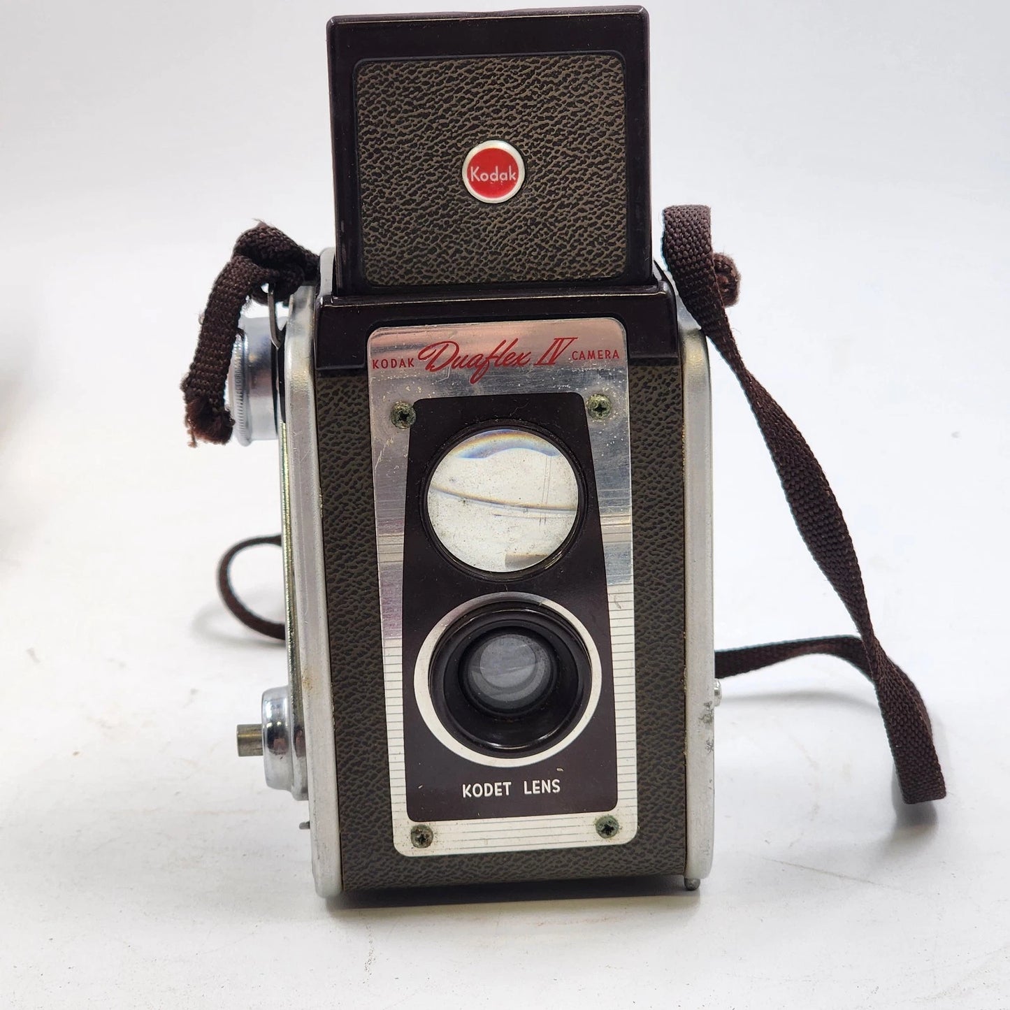 Kodak Duaflex IV Camera Outfit 1950's w Flash Unit 11 Bulbs & Original Box