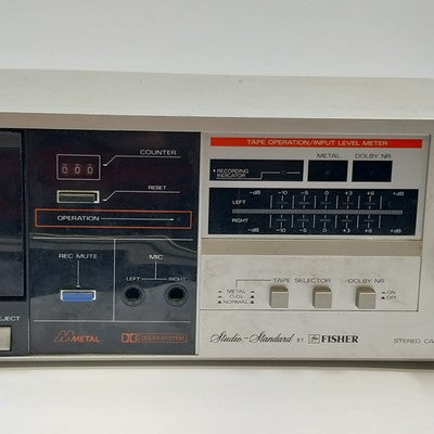 Fisher CR-36 Stereo Cassette Deck Studio Standard Tested Works RCA 15.5"