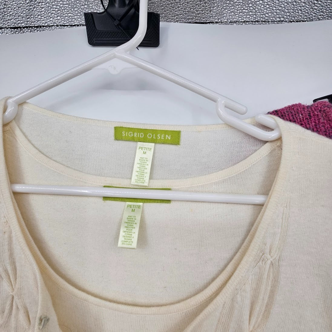 5 Tops Sweaters Ladies Women Pink Red White Medium Kathy Lee Heidi Worthington