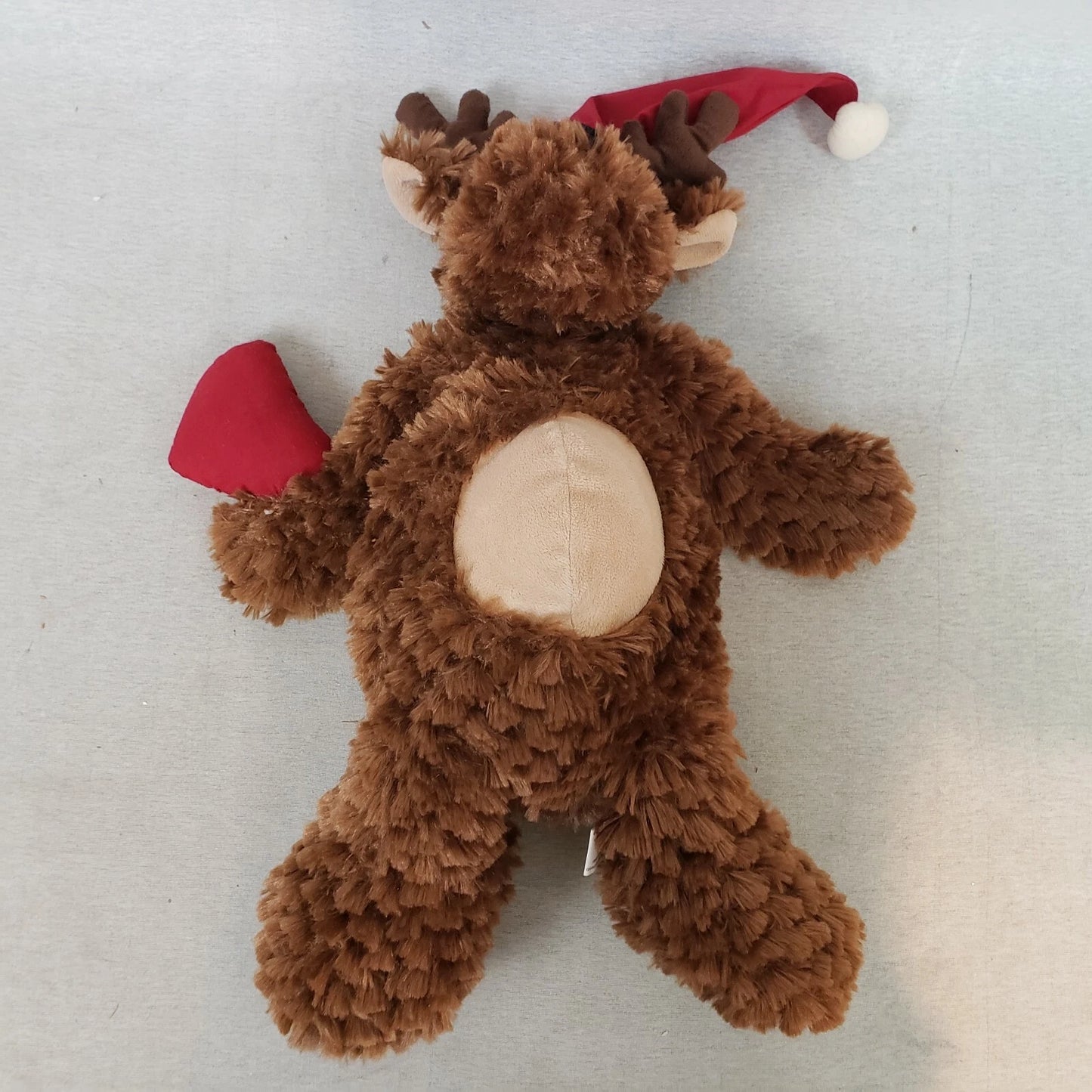 Pier 1 Imports Plush Moose 19” Christmas Shelf Sitter Stuffed Reindeer Soft Toy