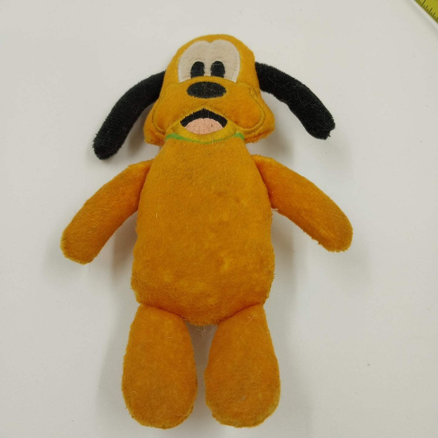 Disney Junior Pluto Plush 7" Yellow Stuffed Toy Dog Animal Mickey Mouse For Kids