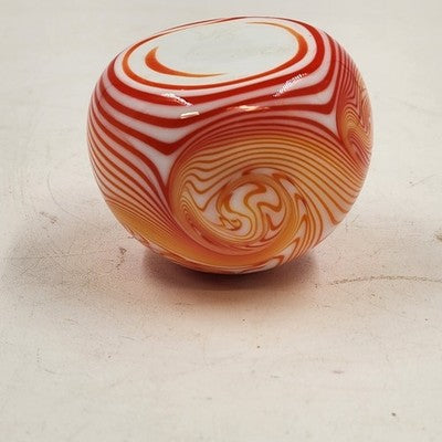Northern Star N355 Smyers Iridescent Studio Art Glass Paperweight 1977