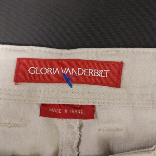 Gloria Vanderbilt Women's Beige Casual Pants Size 4 Straight Leg