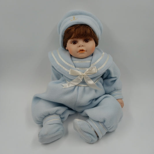 Emerald Vinyl Originals Rich by Nina Doll Brown Hair Blue Sailor Suit Exclusive