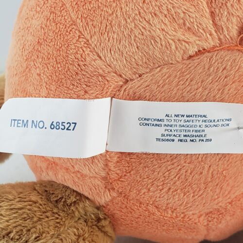 Applause by Russ Plush Bear Witch Hat Jack O'Lantern Shirt Plays Scary Music 9"