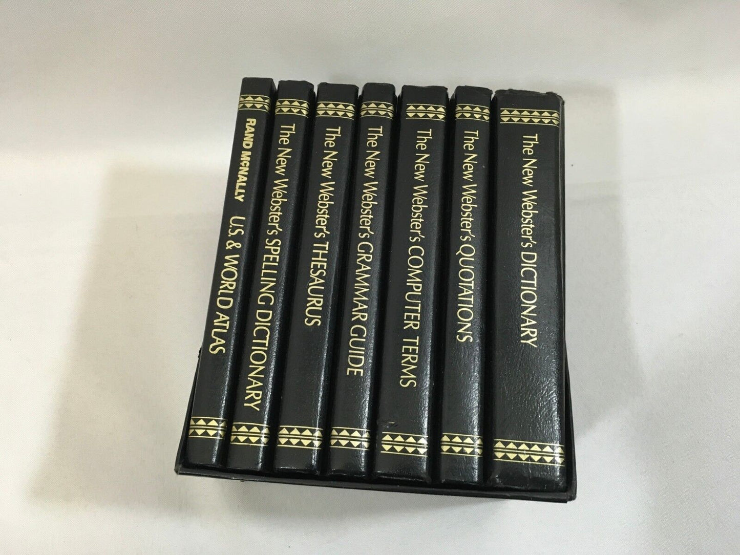 Websters Library of Practical Information Book Set In Case 7 Small Books 1990