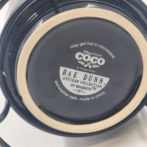 Disney Pixar LAND OF THE DEAD Coco Mug Set of 4 Rae Dunn Artisan Collection NOS