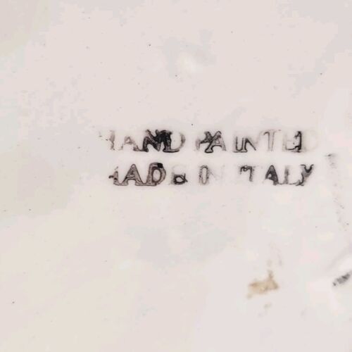 Fl Orgia Ceramic Pitcher Italy Hand Painted Seahorse Handle Fish Starfish Shells