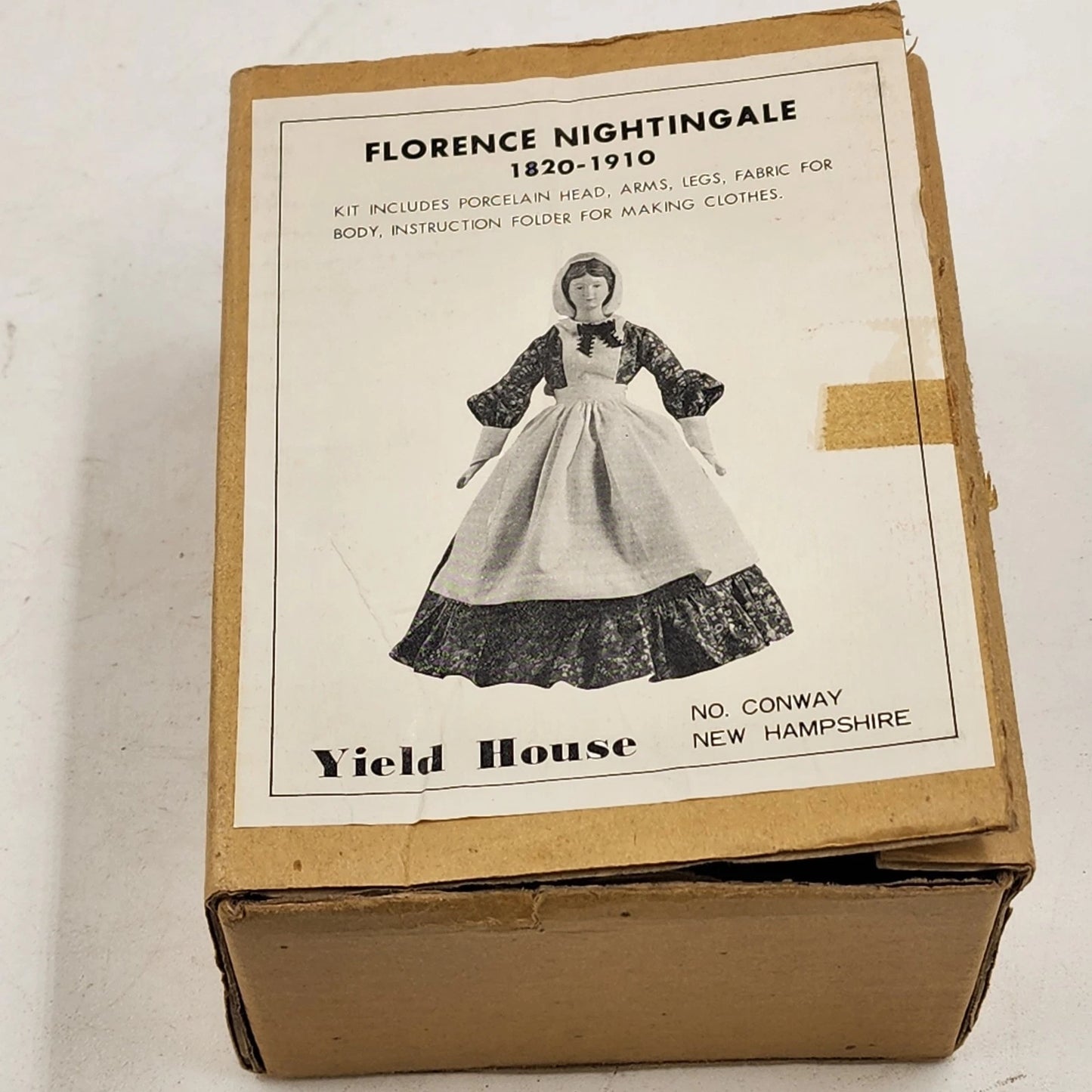 Florence Nightingale Bisque Doll Kit by Yield House w Head Arms & Legs