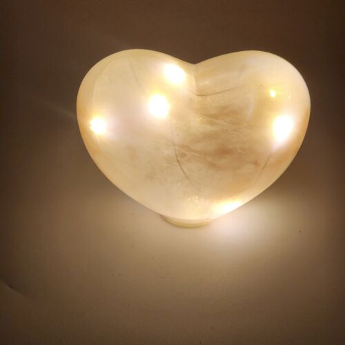 Heart Pink Accent Light Night Valentine Day Small 6.5" Romantic Mood Lighting
