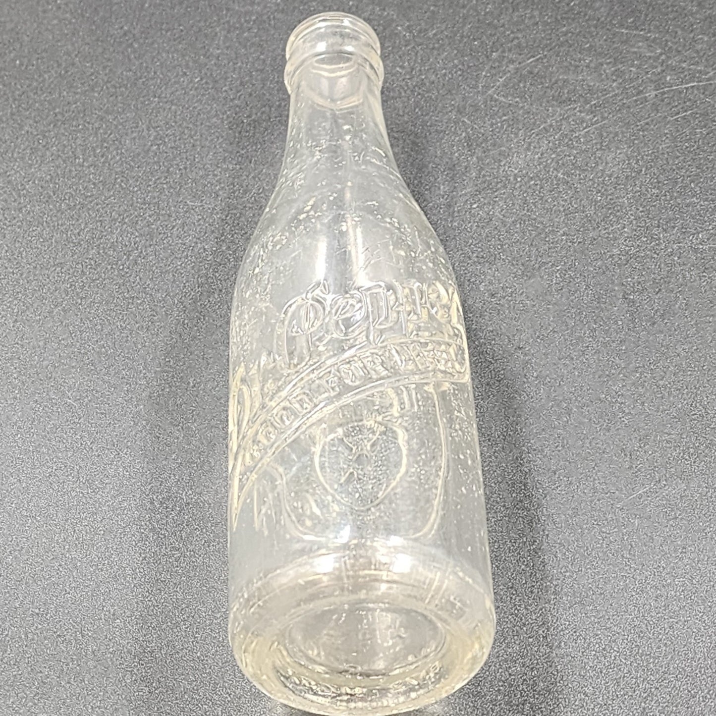 Dr Pepper 6.5 oz Soda Bottle 10 2 4 Clock Image Good For Life Embossed 1940s