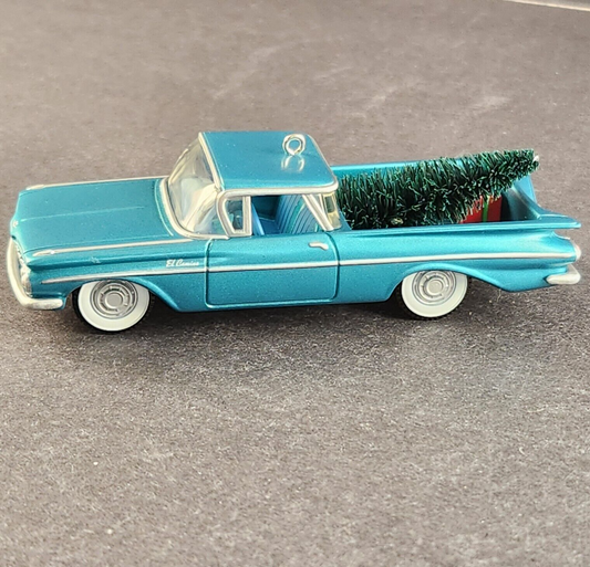 Hallmark 1959 Chevrolet El Camino All American Trucks Holliday Ornament 4" 2001
