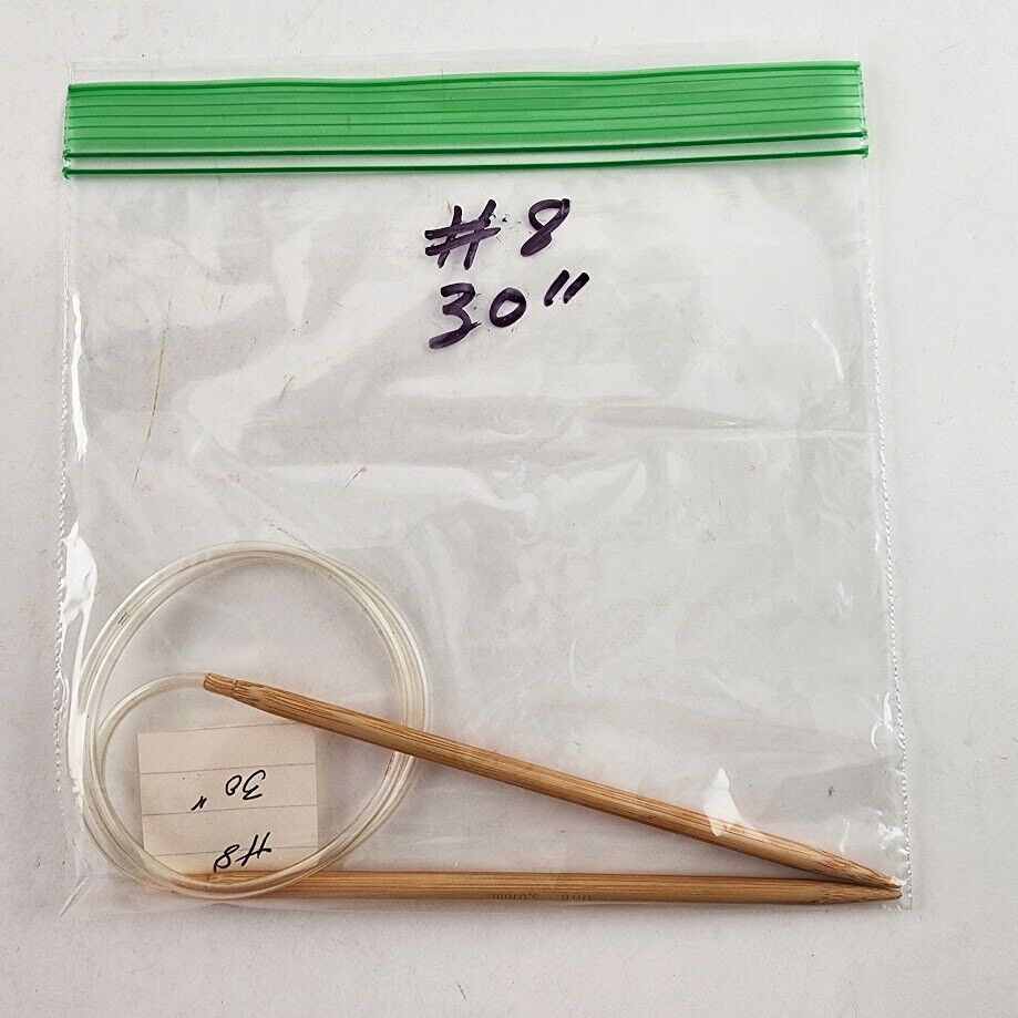 Circular Knitting Needle Bamboo Plastic Metal Size 8 - Size 15 Length 16" - 32"