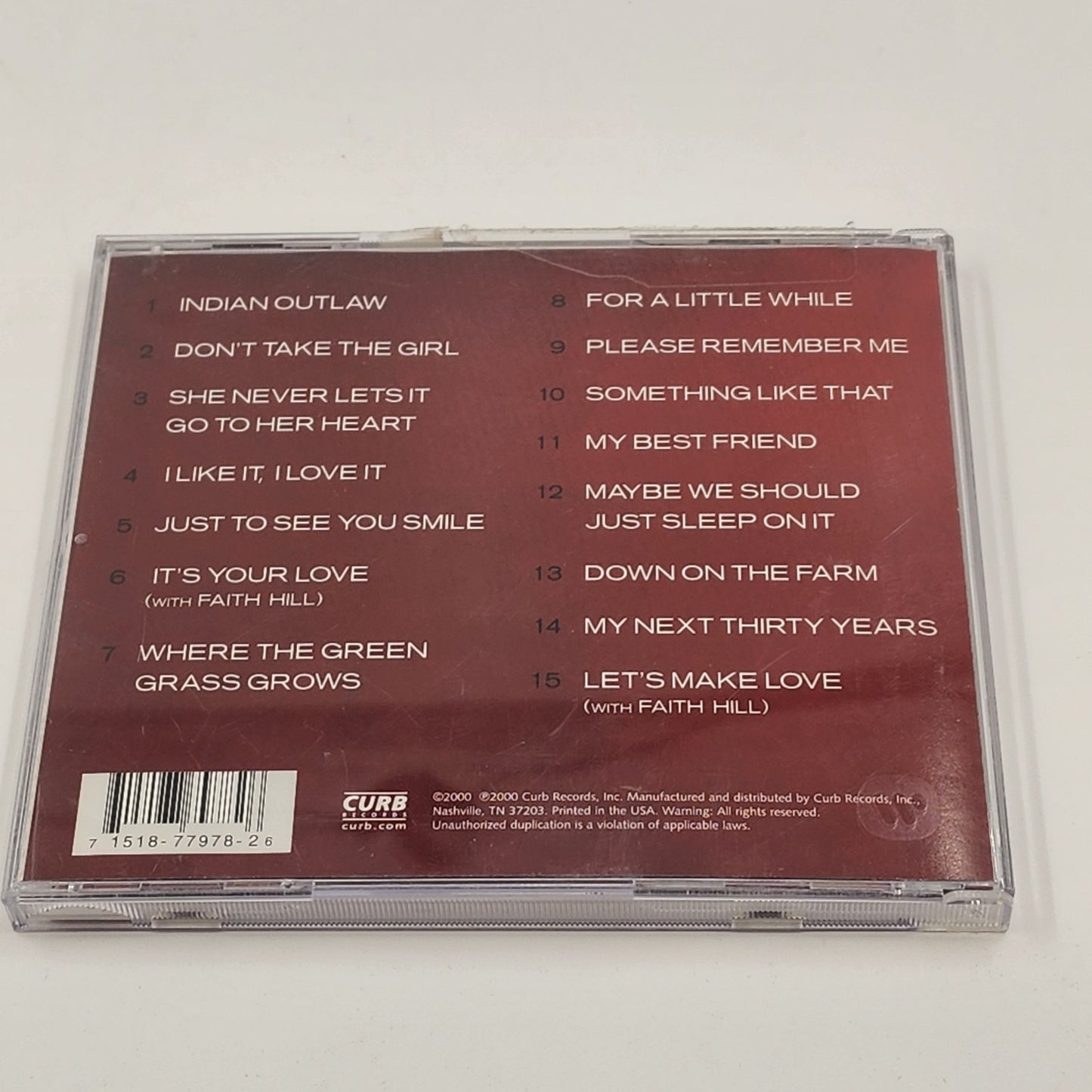 Tim McGraw 4 CD Collection Album -A Place in The Sun / Everywhere/ Greatest Hits