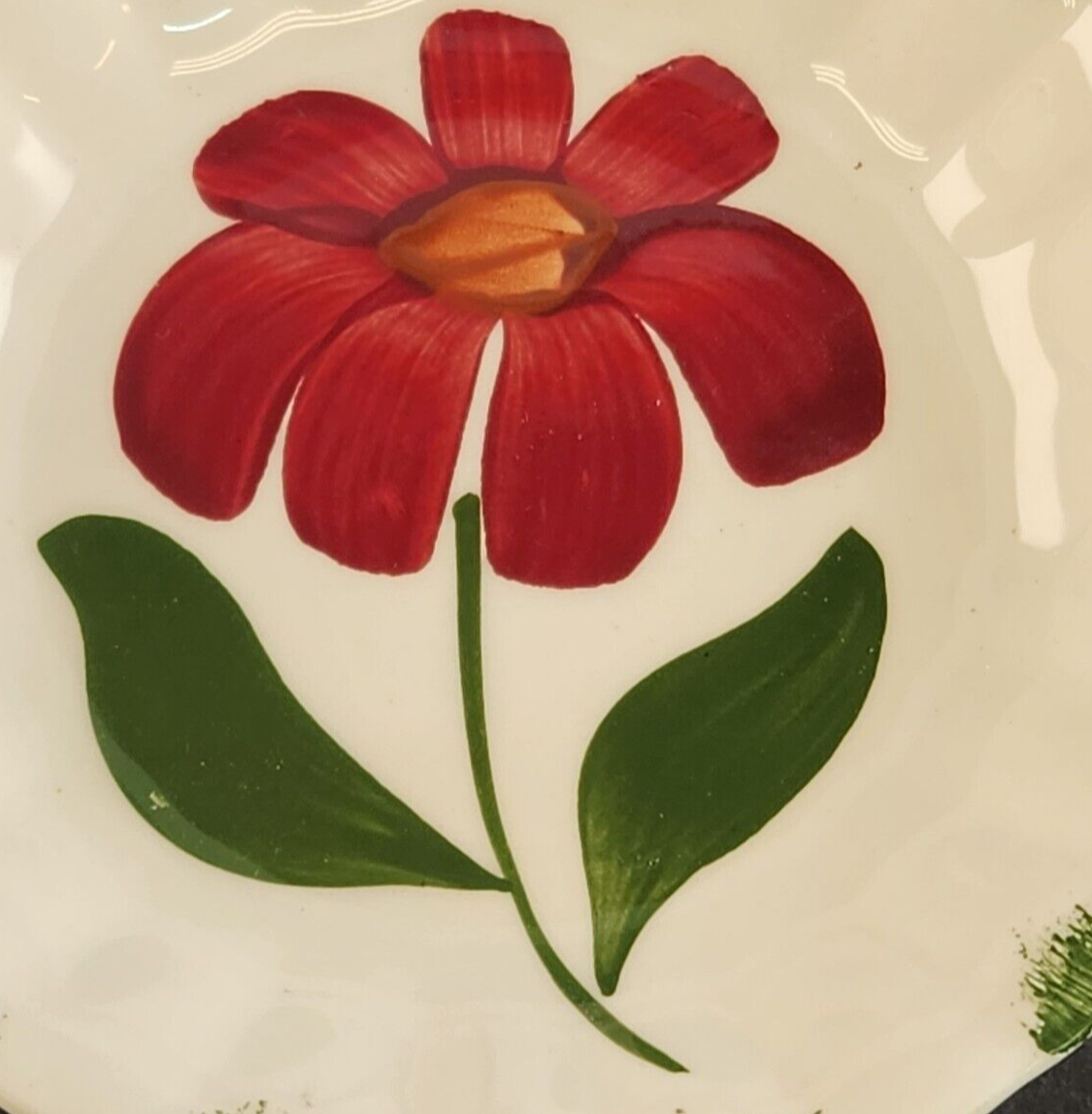 Southern Potteries Blue Ridge Beth Design Hand Painted Desert Bowl 5½"