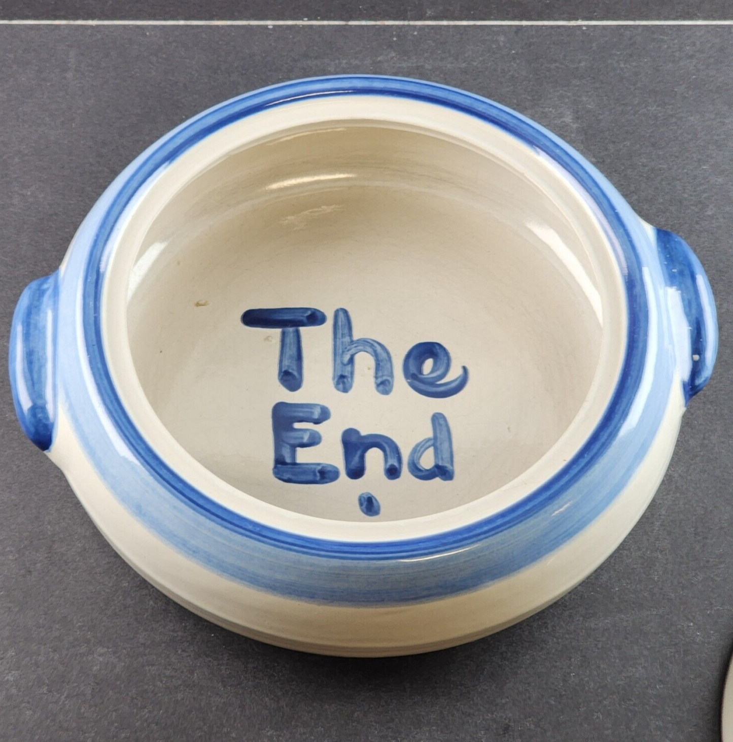 MA Hadley 2 Quart Shallow Covered Casserole Dish Bouquet Pattern 11.5"x4.5" Flaw