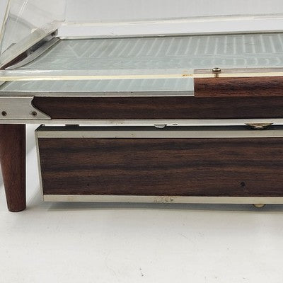 Salton Hotray H-130D Food Warming Plate Acrylic Hinged Cover 17x10" Surface Vtg