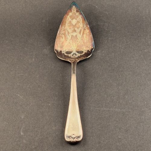 Gorham Heritage Silverplate Cake Pie Server Italy Vintage Ornate Design
