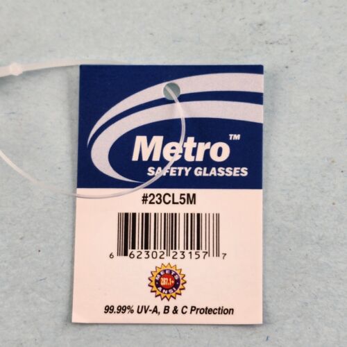 Gateway Metro Safety Glasses Full Face Caramel Frame Bronze Mirror Lens ANSI Z87