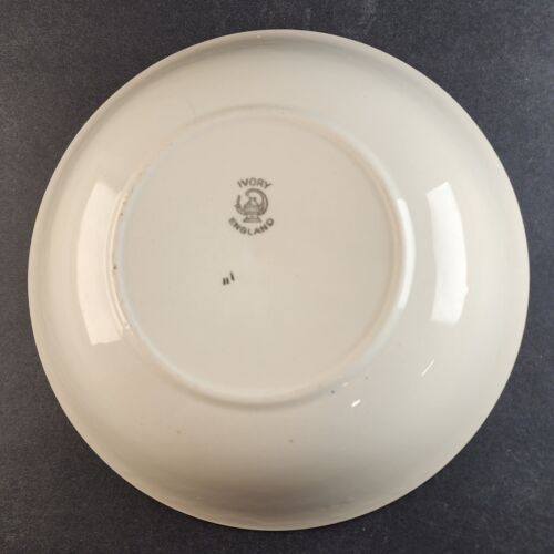 5 Pc Swinnertons Ironstone Ivory Salad Dessert Bowls Set 1930s Vintage