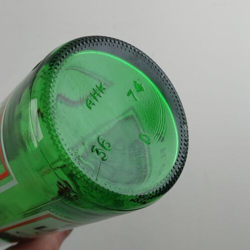 7up bottle Cincinnati Bengals Football Riverfont Stadium Glass 1973