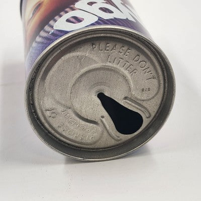 Set of 2 Faygo Fruit Grape Soda Pull Tab Empty Cans Medicine Milestones Vtg 1977