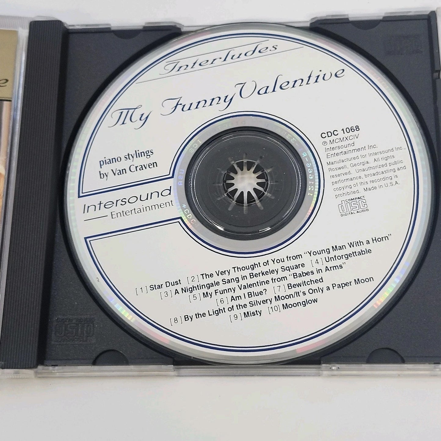 Van Craven Interludes Piano Stylings 4 CD Box Set Love Story Broadway Ballad Vtg