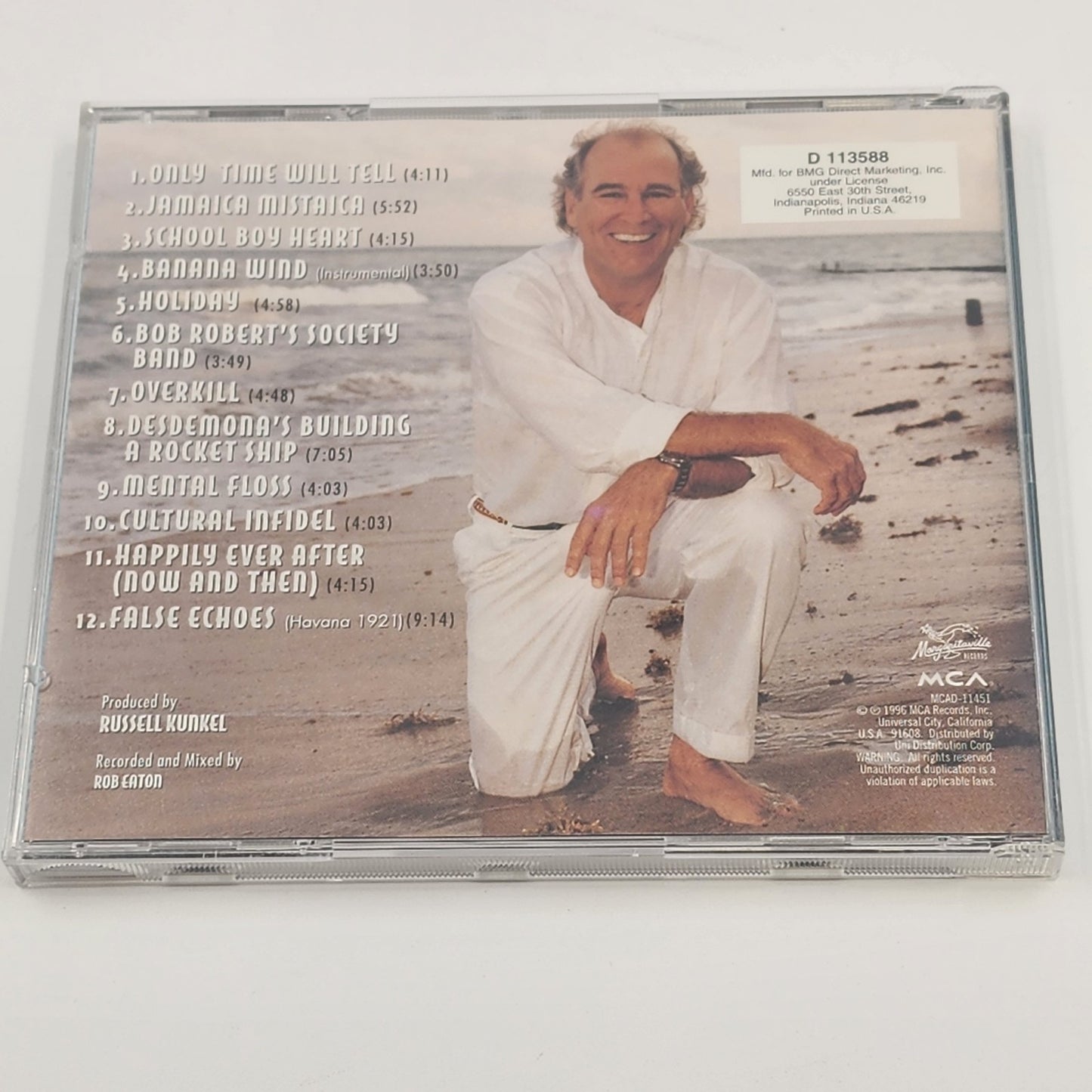 Banana Wind By Jimmy Buffett Audio CD Rock Genre 1996 MCAD-11451 MCA Record VTG