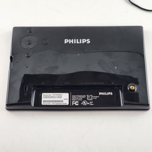 Phillips Digital Photo Frame 7" x 5½" Display Screen 128mb Memory