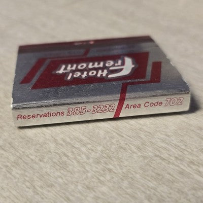Hotel Fremont Casino Race & Sport Book Las Vegas Nevada Unused Matchbook Vintage