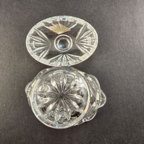 Shannon Crystal Sugar and Creamer Designs of Ireland 24% Lead Crystal Scalloped