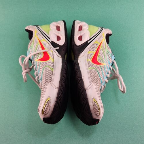 Nike Air Max Torch 4 Green Pink and Blue Shoe Women's Size 8.5 With Air Bubble